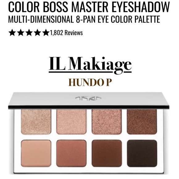 IL MAKIAGE Other - IL Makiage COLOR BOSS MASTER EYESHADOW
MULTI-DIMENSIONAL 8-PAN EYE COLOR PALETTE